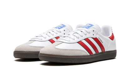 Adidas Samba OG White Scarlet